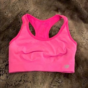 New Balance Neon Pink Sports Bra - Size Small